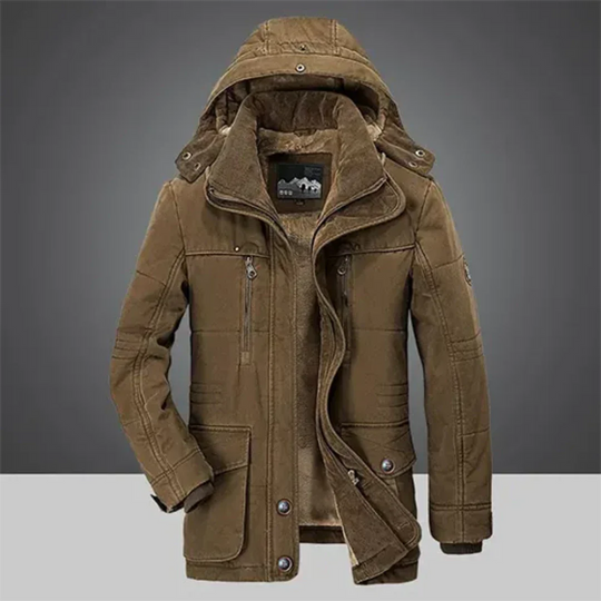 EB | Jacke Klassisch warmer Wintermantel mit Kapuze