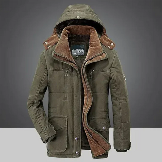 EB | Jacke Klassisch warmer Wintermantel mit Kapuze