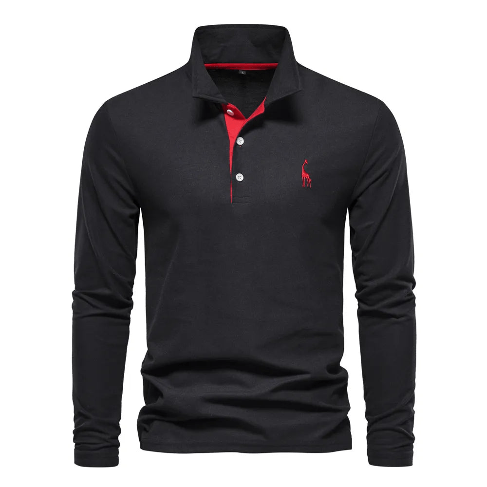 EB | Polo-Shirt mit langen Ärmeln - Simran
