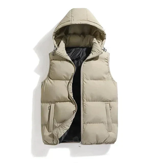 EB - Stilvolle Weste mit Abnehmbarer Kapuze für Herren
