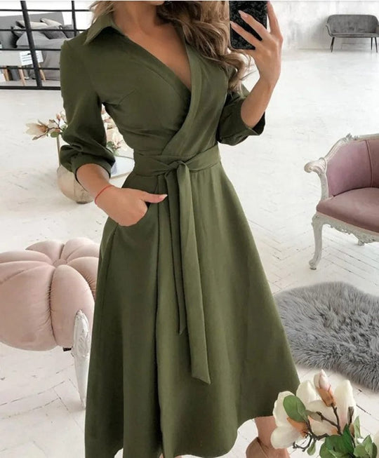 EB | Midi Kleid Elegantes Design Formelle & Abendmode