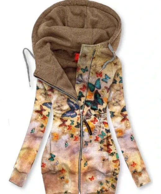 EB | Damen Schmetterling Kunst Cardigan