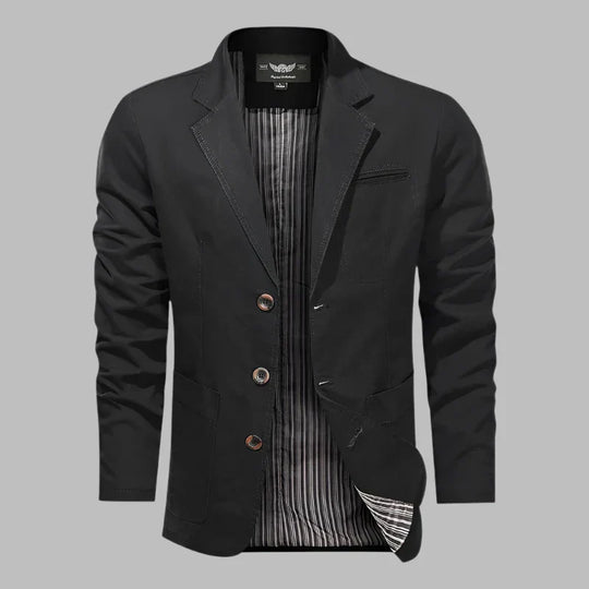 EB | Herbstlicher Herrenblazer mit Knöpfen
