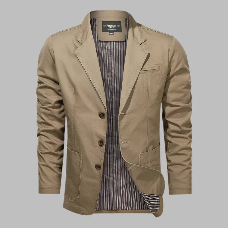 EB | Herbstlicher Herrenblazer mit Knöpfen