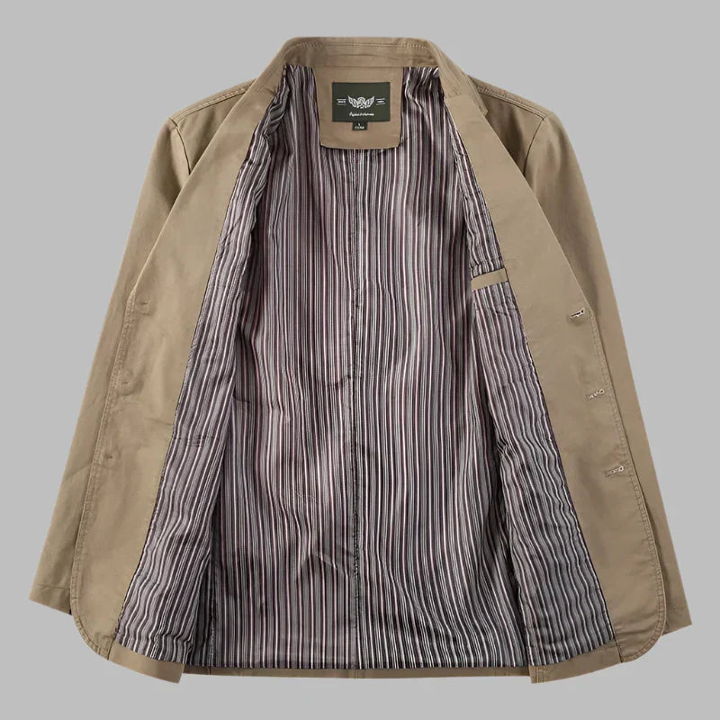EB | Herbstlicher Herrenblazer mit Knöpfen