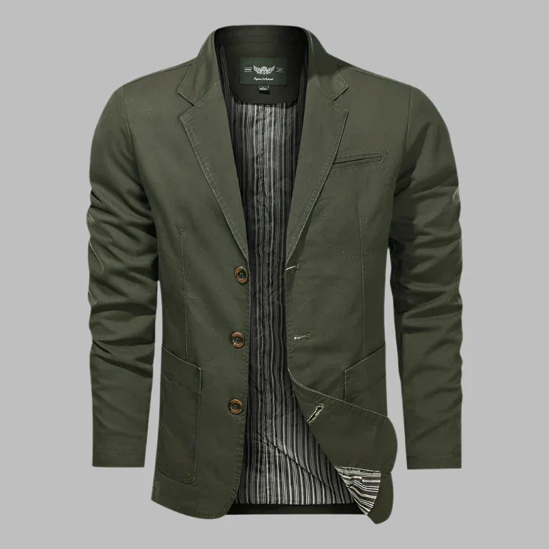 EB | Herbstlicher Herrenblazer mit Knöpfen