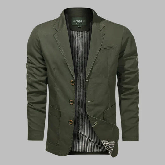 EB | Herbstlicher Herrenblazer mit Knöpfen
