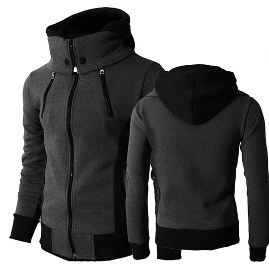 EB | Herrenpullover mit Reißverschlussdetail