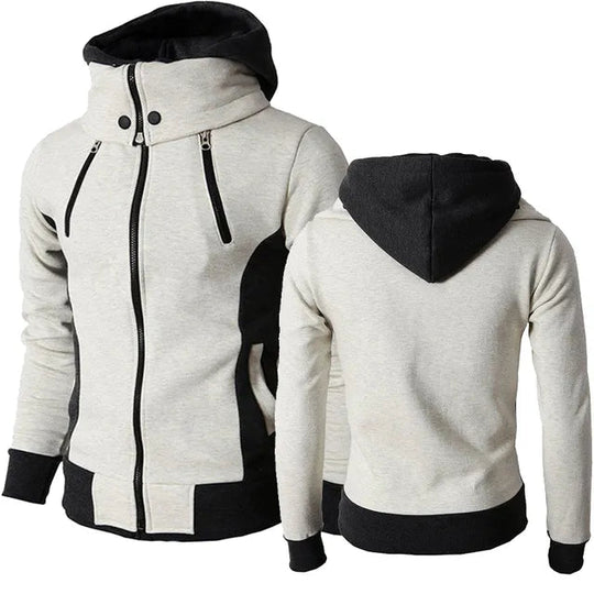 EB | Herrenpullover mit Reißverschlussdetail