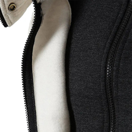 EB | Herrenpullover mit Reißverschlussdetail