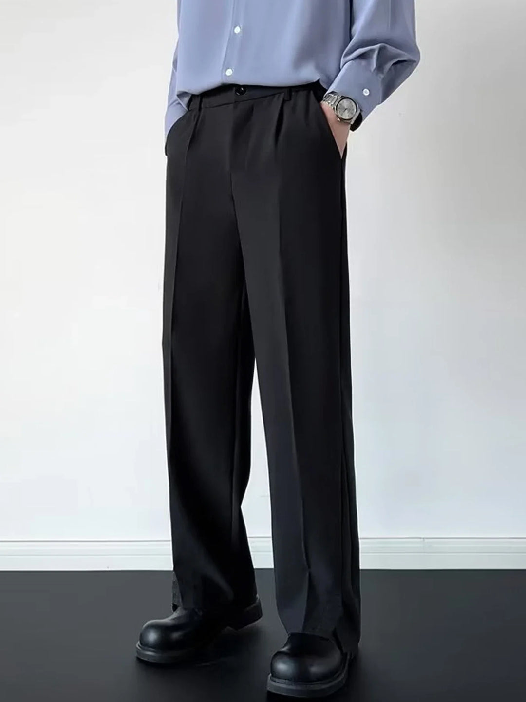 EB | Drape Lange Hose Slim Fit