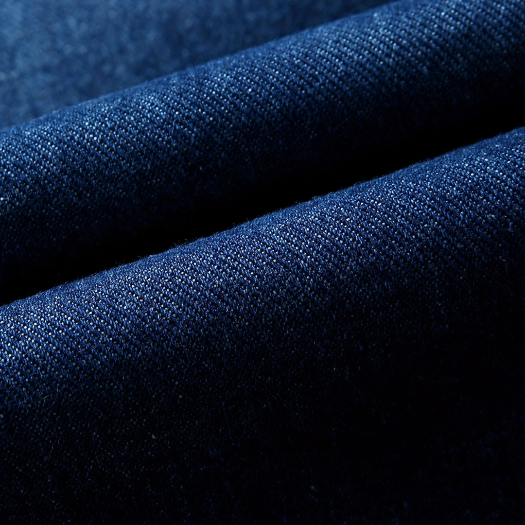 EB | Jeansblazer Im Denim-Stil mit Einreihigem Knopfverschluss