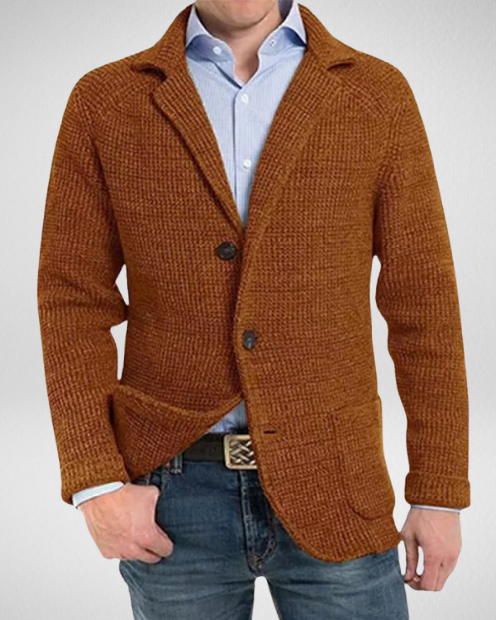 EB | und Bequemer Freizeit Herren Strickblazer