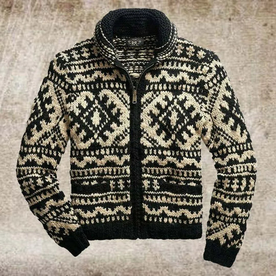 EB | Wärmer und Bequemer Vintage Strickpullover für Männer