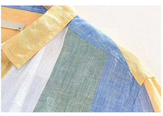EB | Gestreifte Leichtgewichts-shirt Baumwollmischung Lässiger Stil