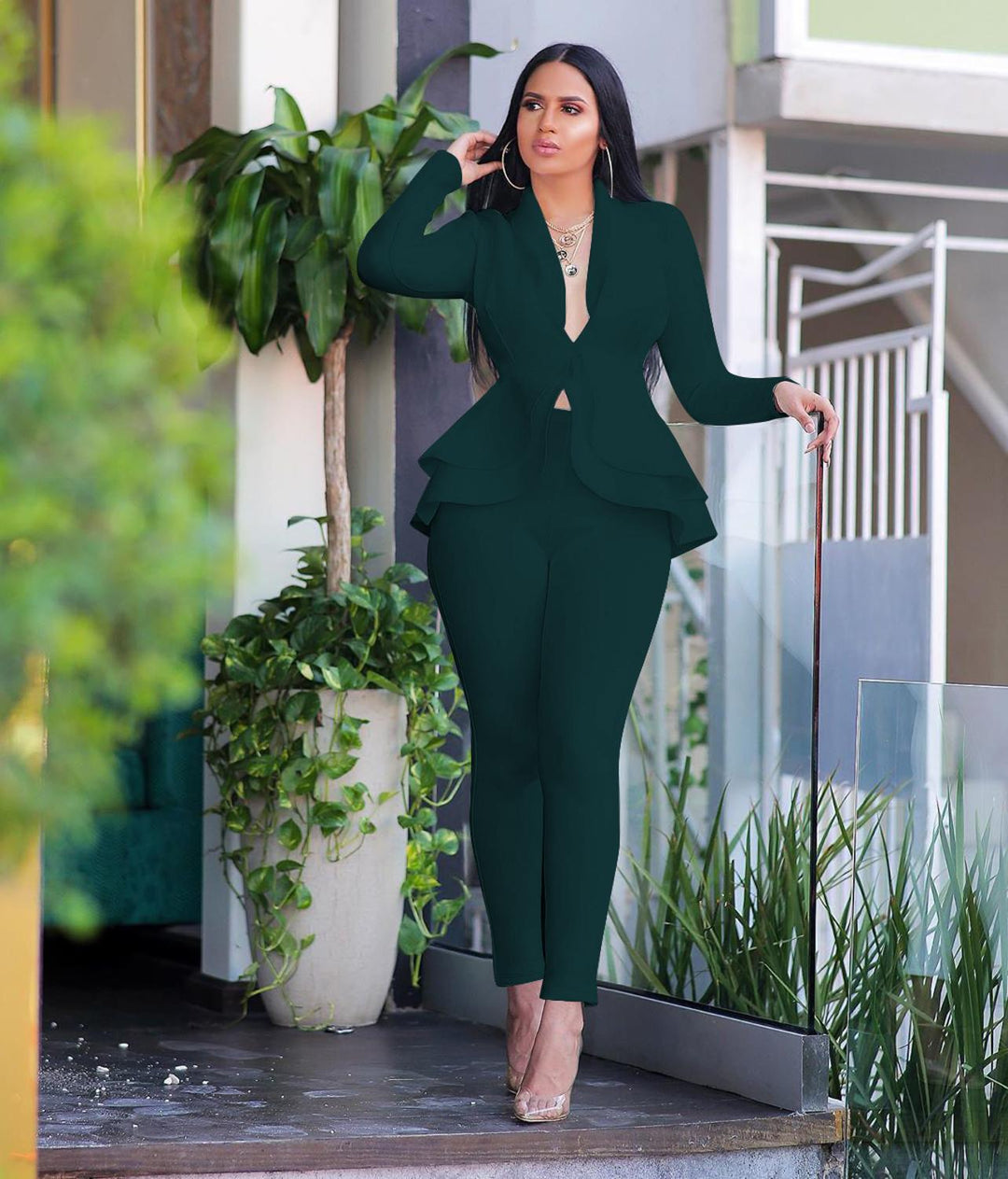 EB | Blazer mit Volantärmeln