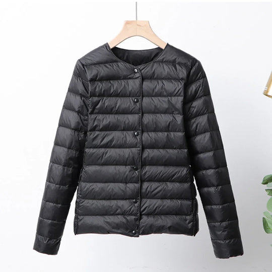 EB | Faltbare Pufferjacke mit Druckknopfverschluss