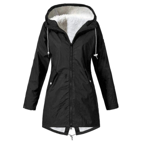 EB | Wasserdichter Fleece-Pullover mit Kapuze für Frauen Perfekt für Herbst Winter