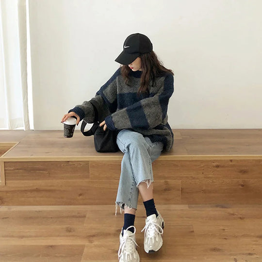 EB | Französischer Winterpullover In Zwei Farben