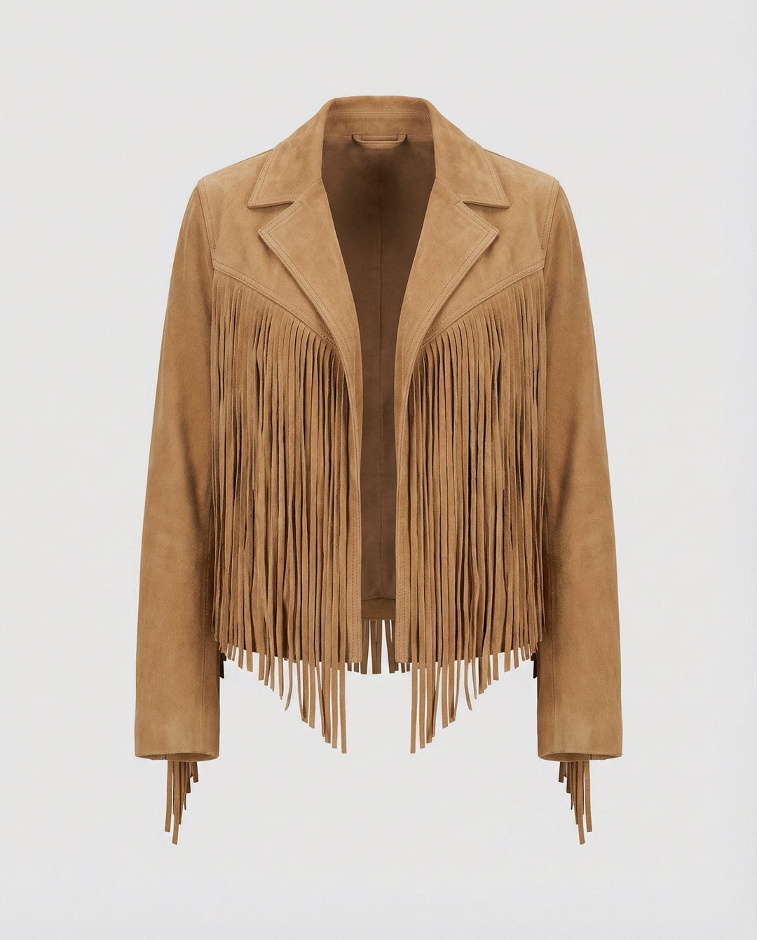 EB | Retro Chic Jacke Mit Fransen