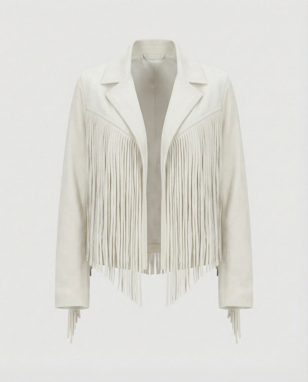 EB | Retro Chic Jacke Mit Fransen