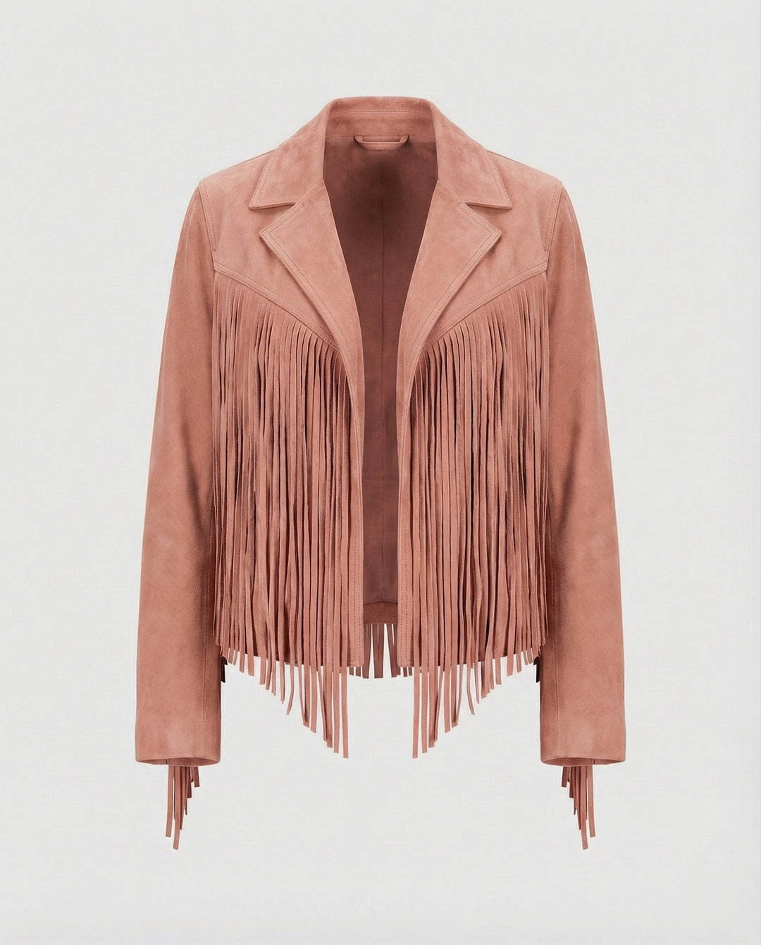 EB | Retro Chic Jacke Mit Fransen