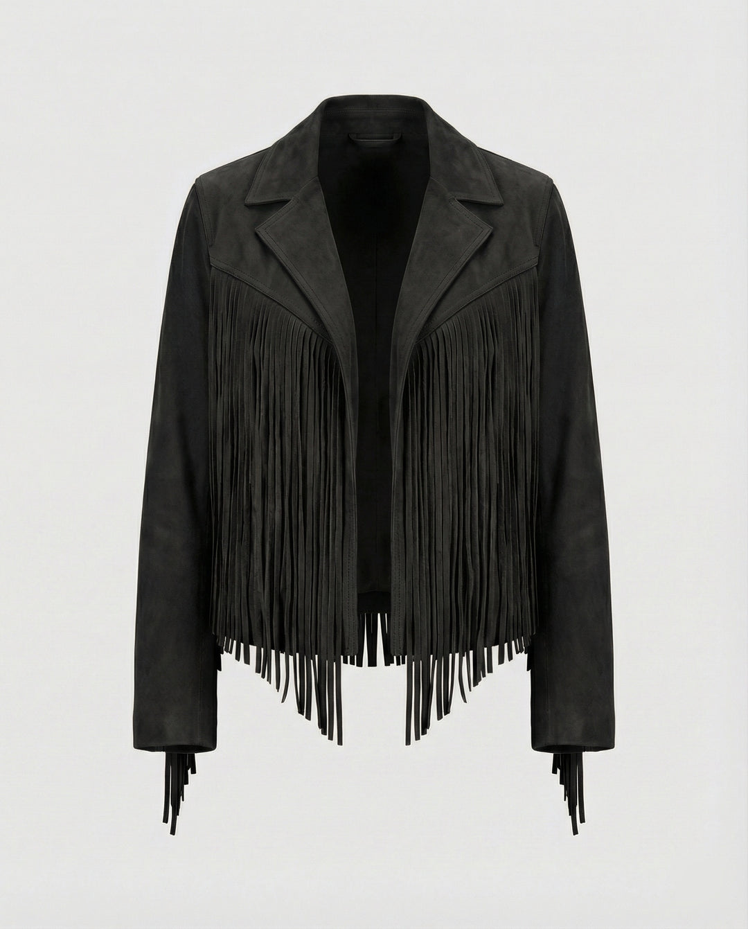 EB | Retro Chic Jacke Mit Fransen