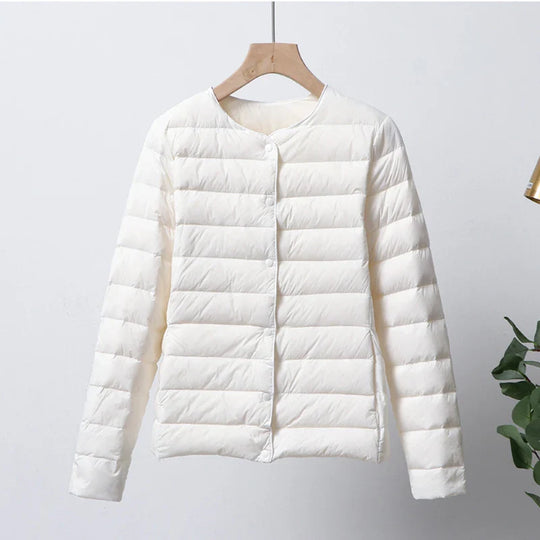 EB | Faltbare Pufferjacke mit Druckknopfverschluss