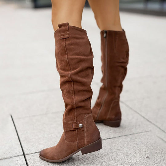 EB | Warme Wildlederstiefel - Bequeme Winterschuhe