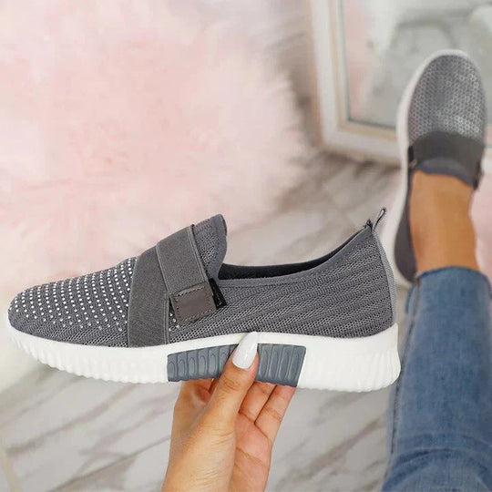 EB | Slip-On Damen Klett-Sneaker