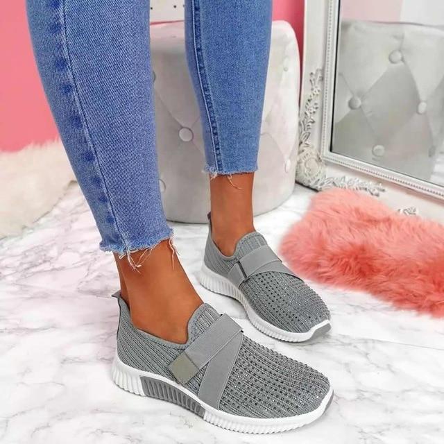 EB | Slip-On Damen Klett-Sneaker