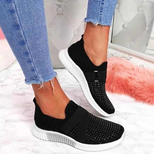 EB | Slip-On Damen Klett-Sneaker