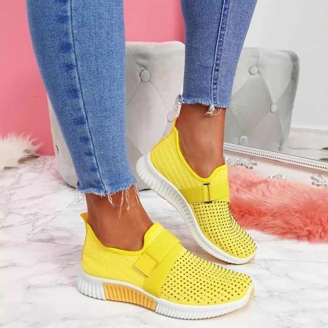EB | Slip-On Damen Klett-Sneaker