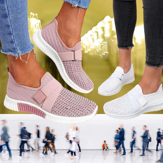 EB | Slip-On Damen Klett-Sneaker