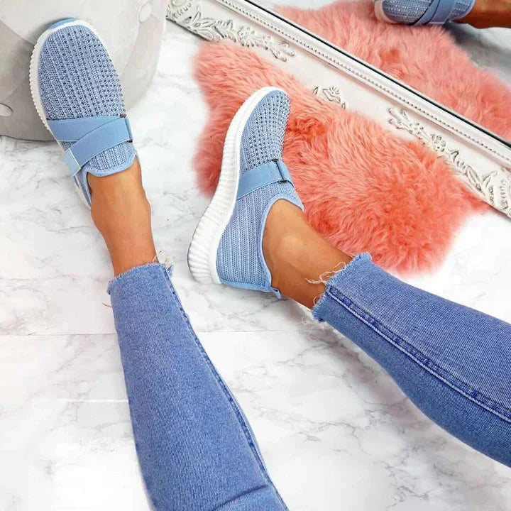 EB | Slip-On Damen Klett-Sneaker