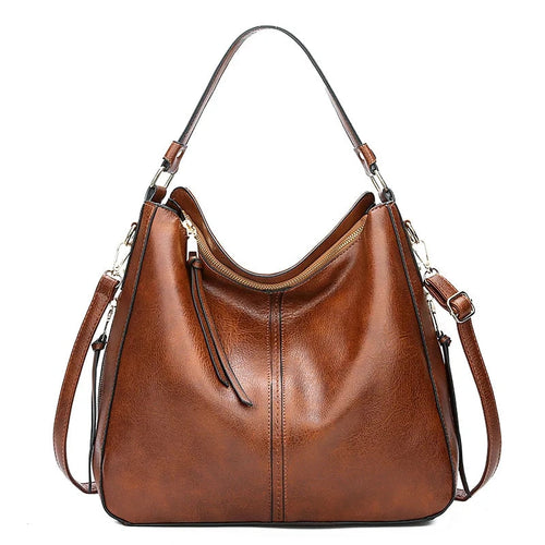 EB | Vintage-Inspirierte Leder Hobo-Tasche