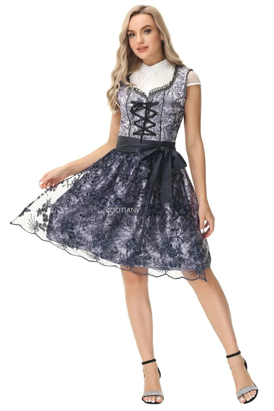 EB Bayerisches Oktoberfest Dirndl Trachtenkleid