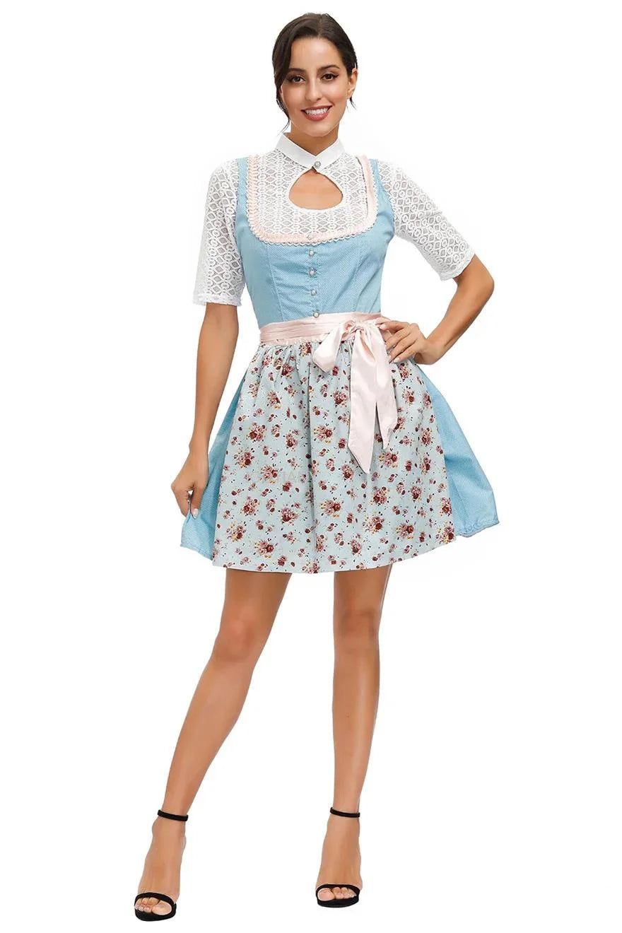 EB Bayerisches Oktoberfest Dirndl Trachtenkleid