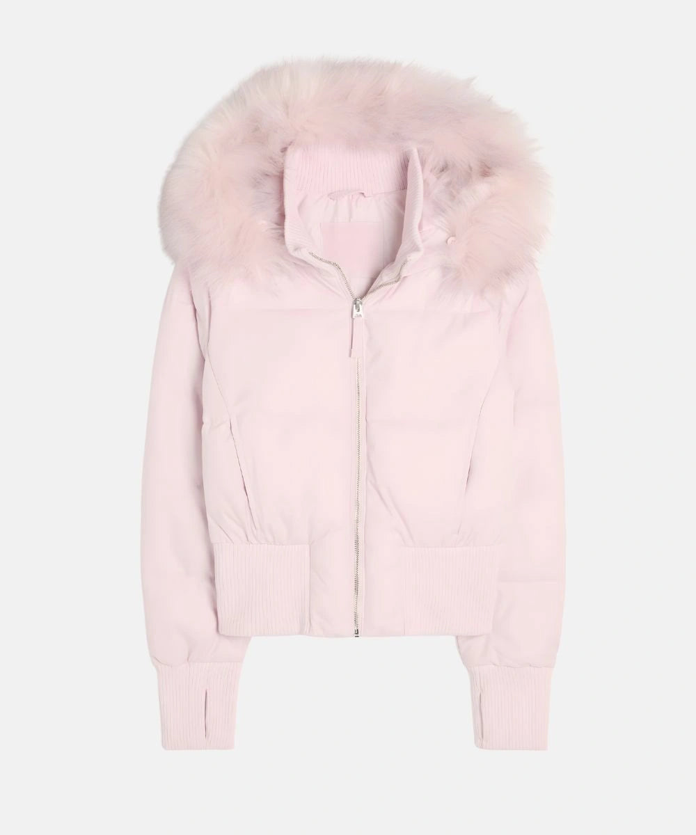 Damen Gesteppt Winterjacke mit Warm & Abnehmbarer Kapuze | EB