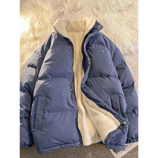 EB | Isolierte Mock Neck Pufferjacke für Männer — Warm und Stilvoll