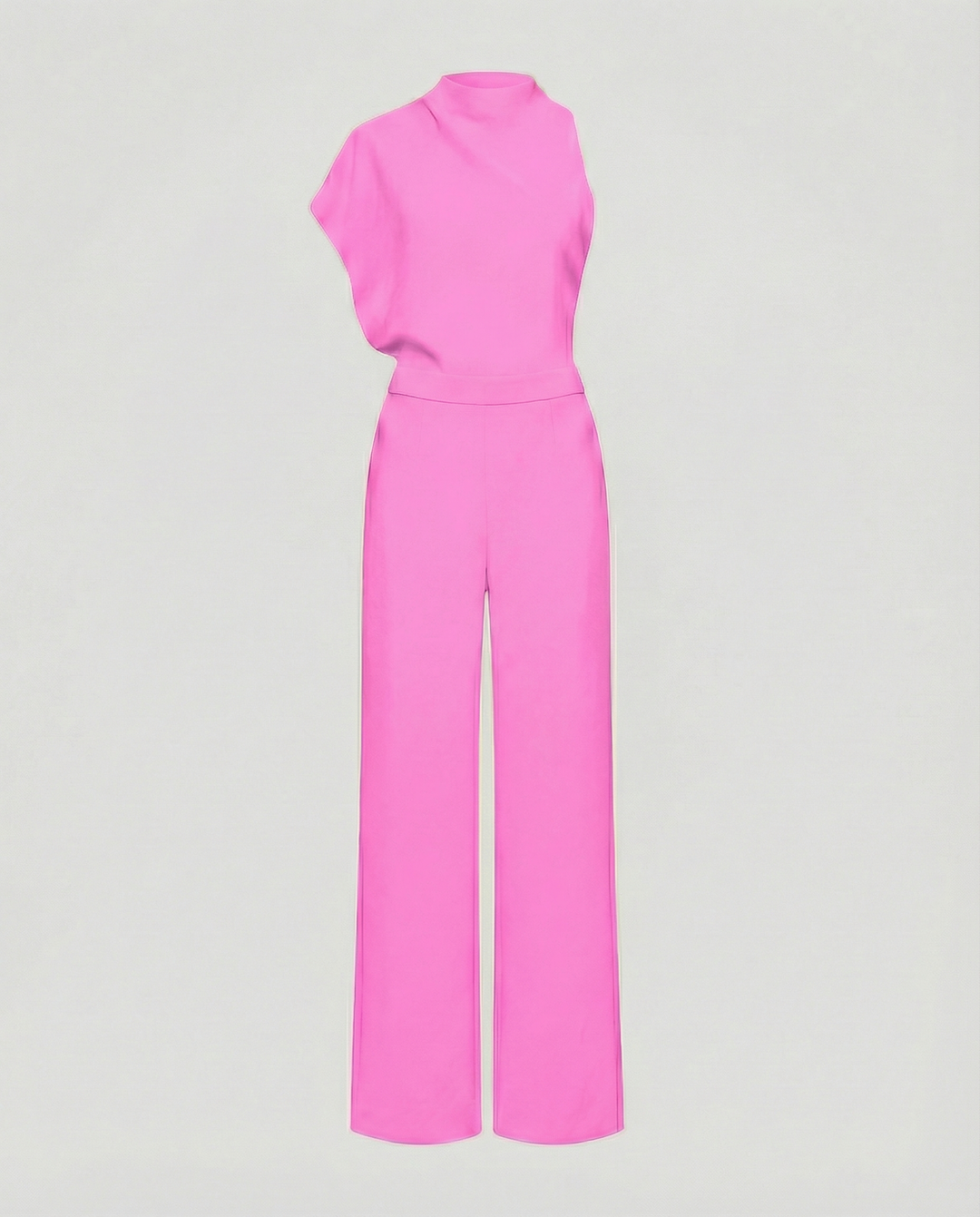 EB | Damen Jumpsuit mit Rundhalsausschnitt, Armellos und Weitem Bein