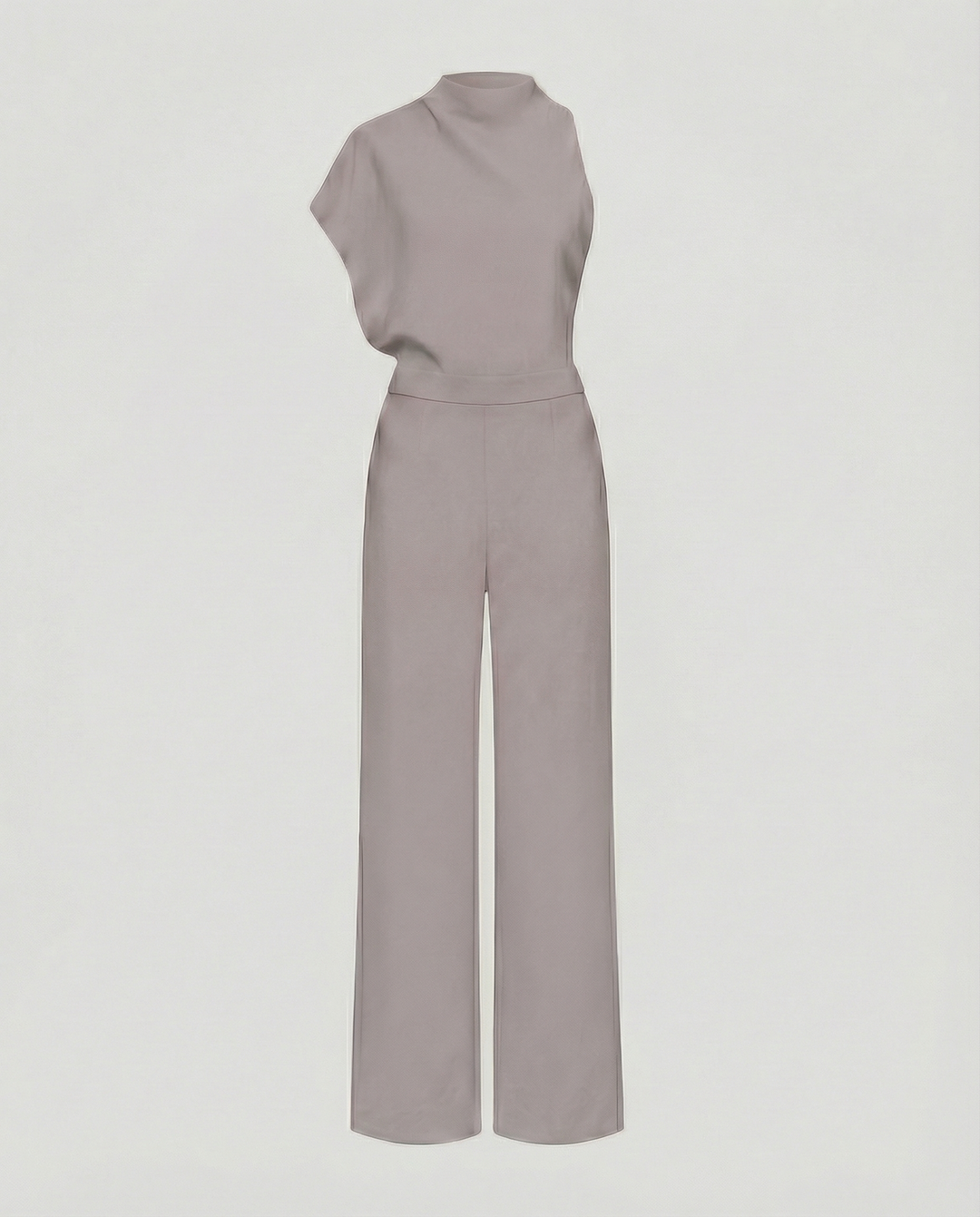 EB | Damen Jumpsuit mit Rundhalsausschnitt, Armellos und Weitem Bein