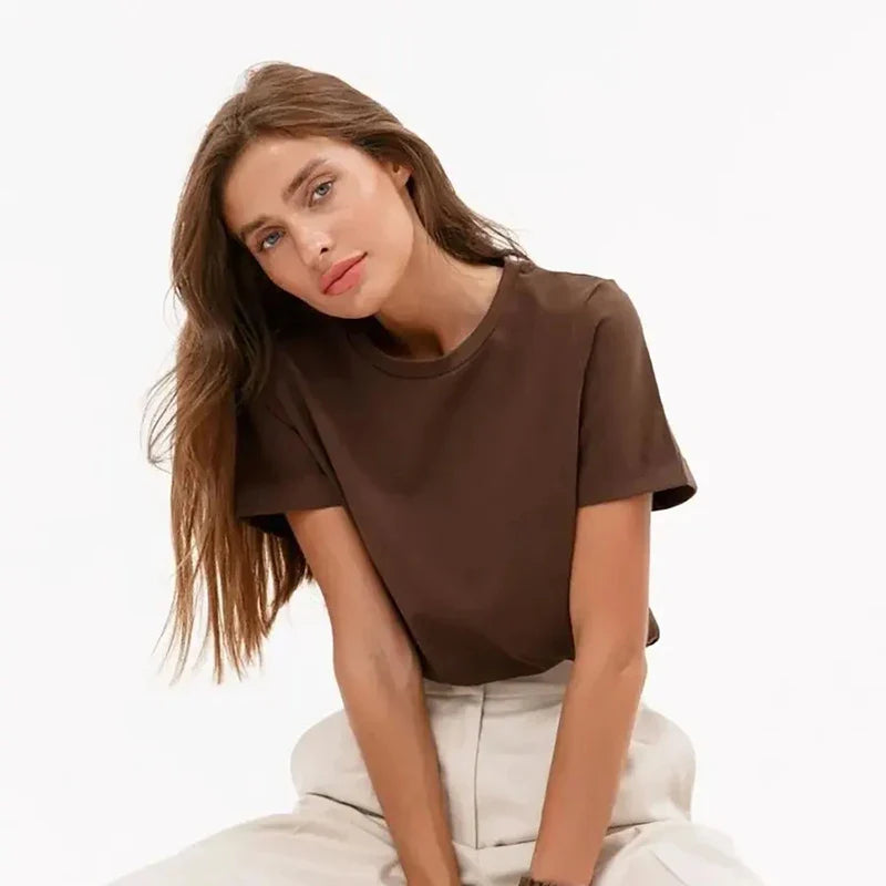 EB | Damen-T-Shirt Aus 100% Baumwolle