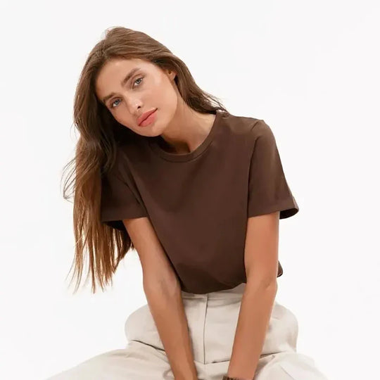 EB | Damen-T-Shirt Aus 100% Baumwolle
