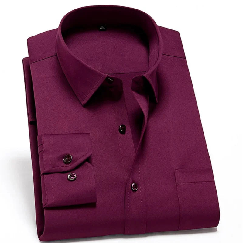 EB - Anti Falten Herren Stretch Hemd