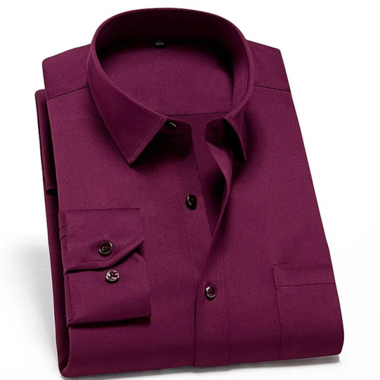 EB - Anti Falten Herren Stretch Hemd