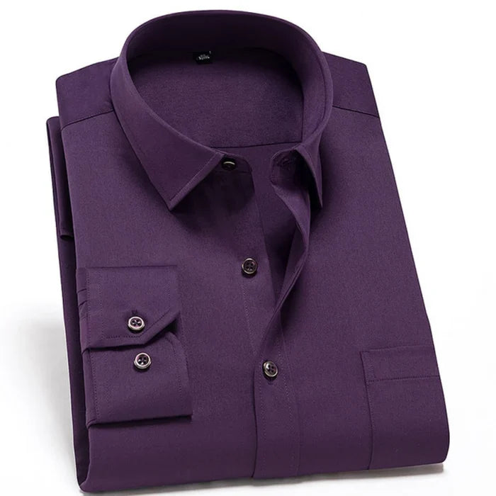 EB - Anti Falten Herren Stretch Hemd