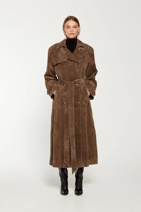 EB | Faux Suede Winterjacke für Damen