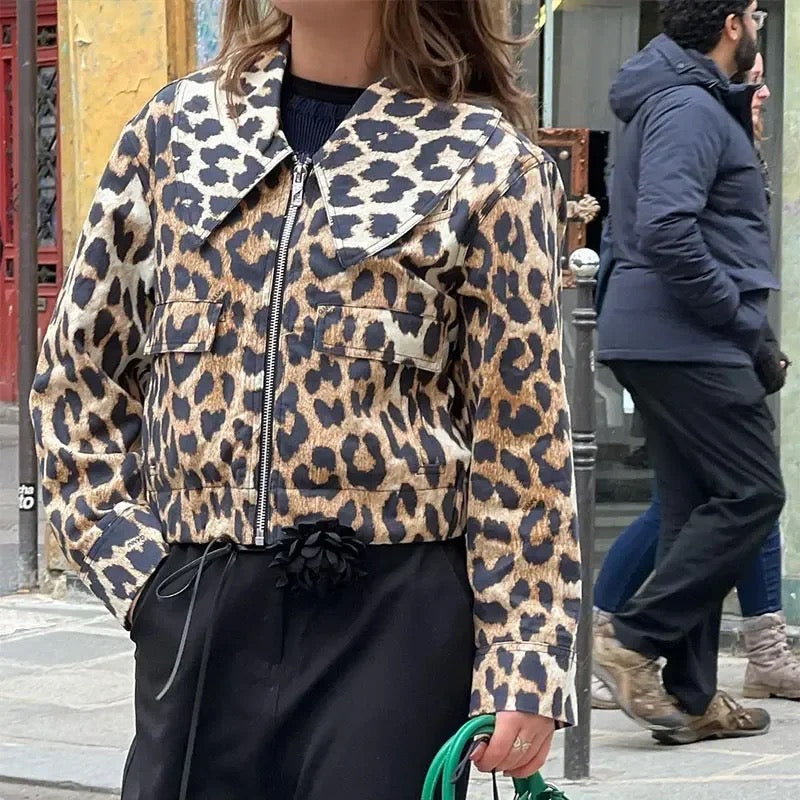 EB | Damen-Leopardenjacke