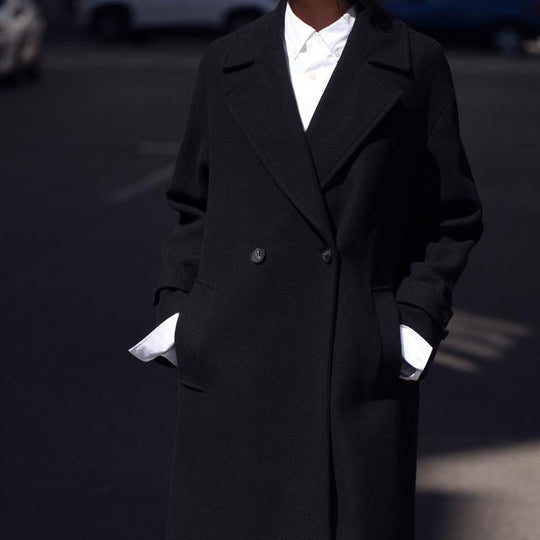 EB | Trenchcoat - Wollmischung - Oversized Fit - Doppelt gefertigt - Klassisches Design